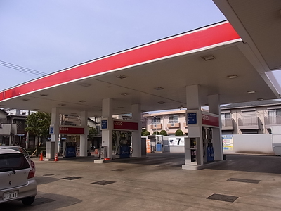 ESSOのガソリンスタンド